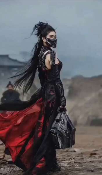East Asian Warrior Transformation - Black Dragon Armor
