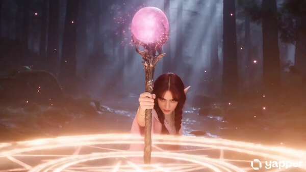 Elf Mage Dragon Summoning