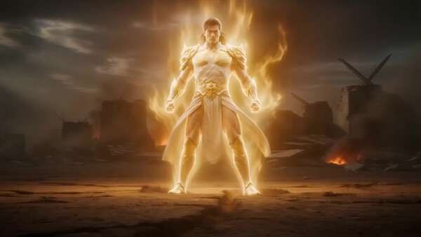 PixVerse C1 — Warrior Shockwave VFX