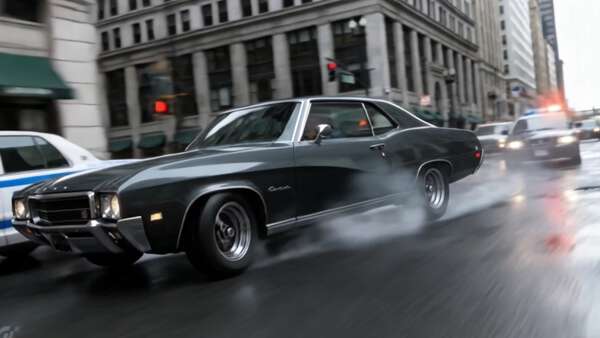 Action Movie Car Chase