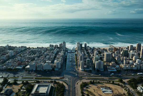 Retreating Ocean Tsunami