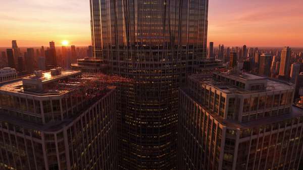 Collapsing Skyscraper FPV