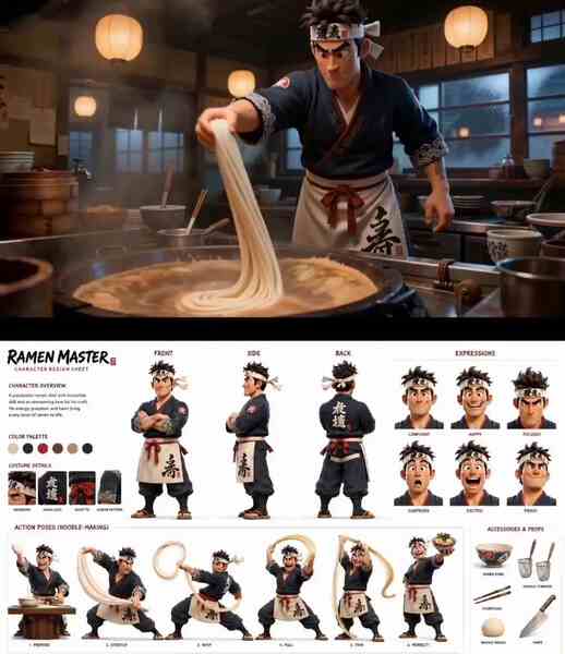 Pixar Ramen Shop Storm
