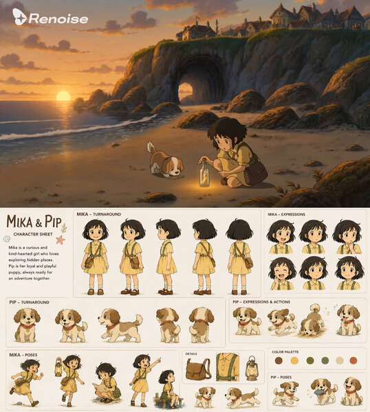 Cozy Anime Seaside Fantasy Adventure
