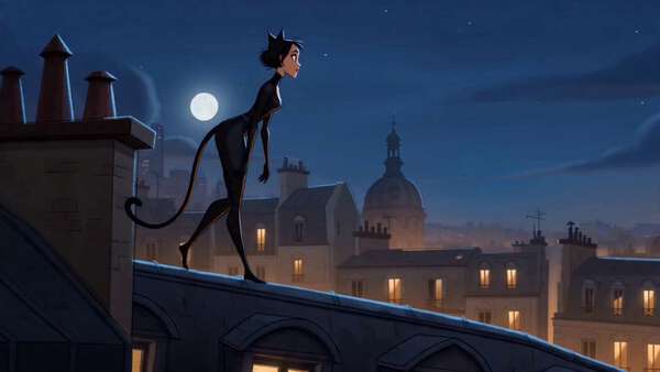 Catwoman Gotham Rooftop