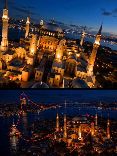 Istanbul Night FPV Drone Flight