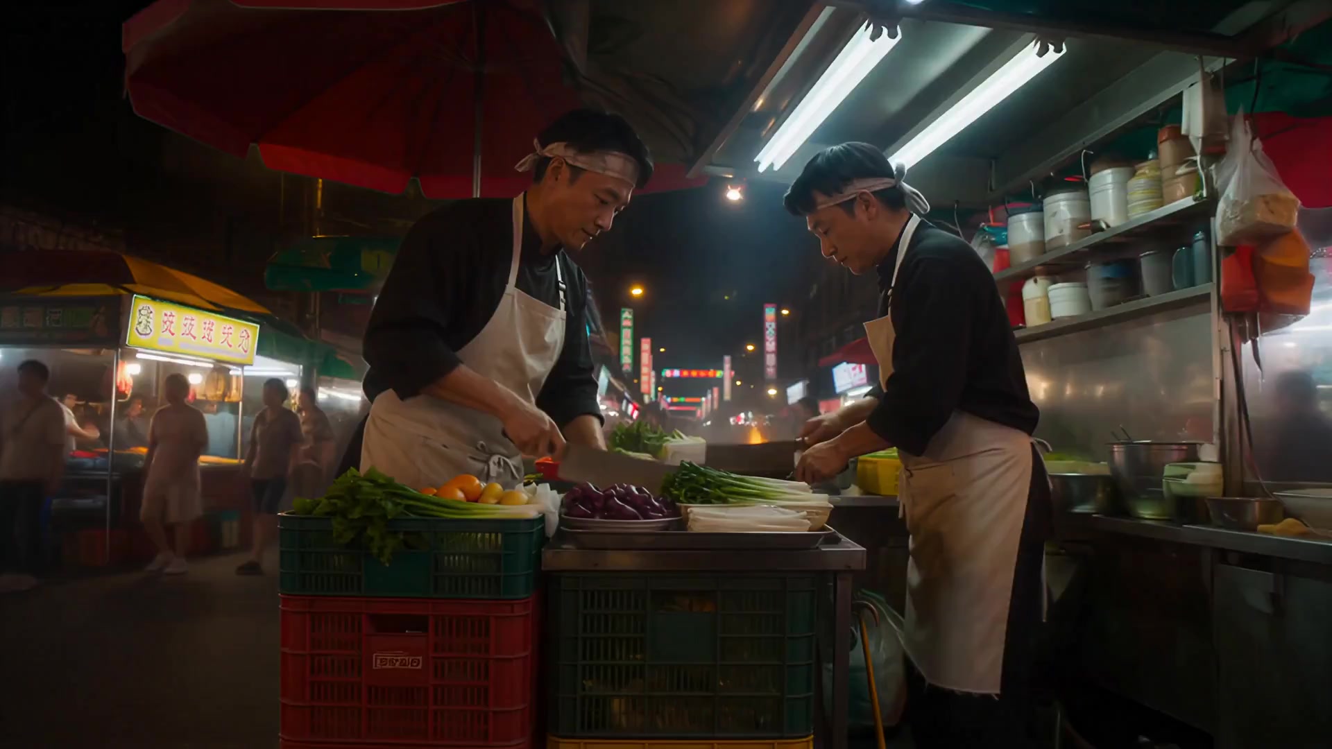 Street Food Chef Night Market