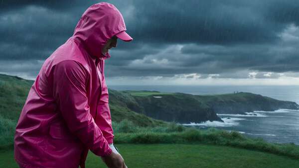 Golf in a Scottish Storm