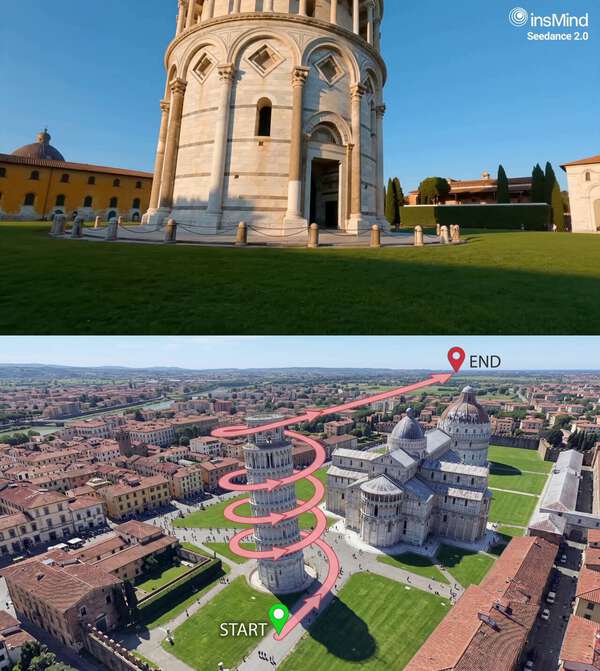 Pisa Tower Dji Drone Inspection