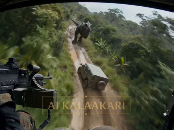 Forest T-Rex Humvee Pursuit