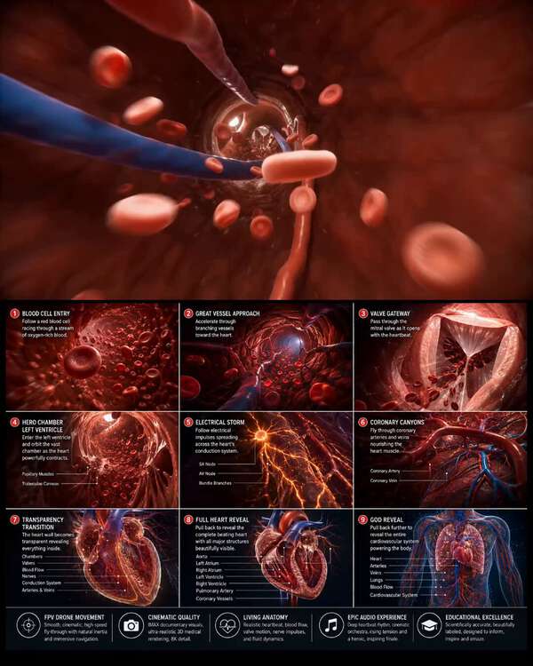 Fpv Journey Human Heart