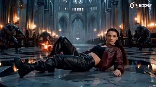 Dark Fantasy Warrior Cathedral