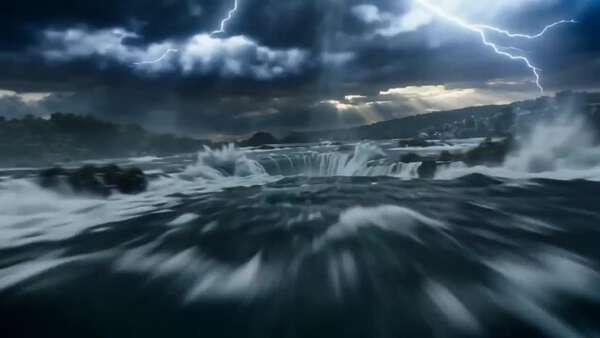 Power Waterfall VFX FPV