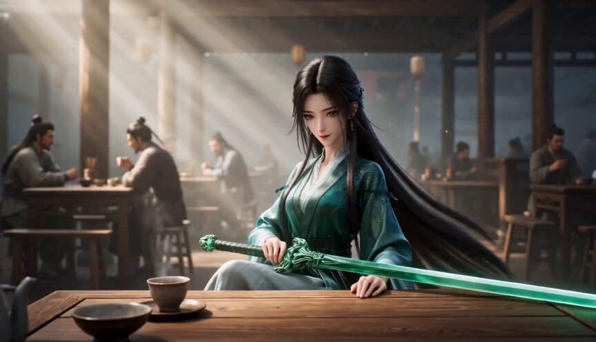 Wuxia Teahouse Sword Fight
