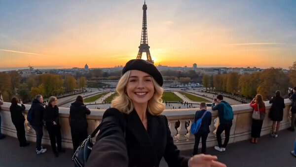Global Travel Hyperlapse Selfie