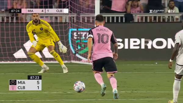 Messi MLS Broadcast Goal