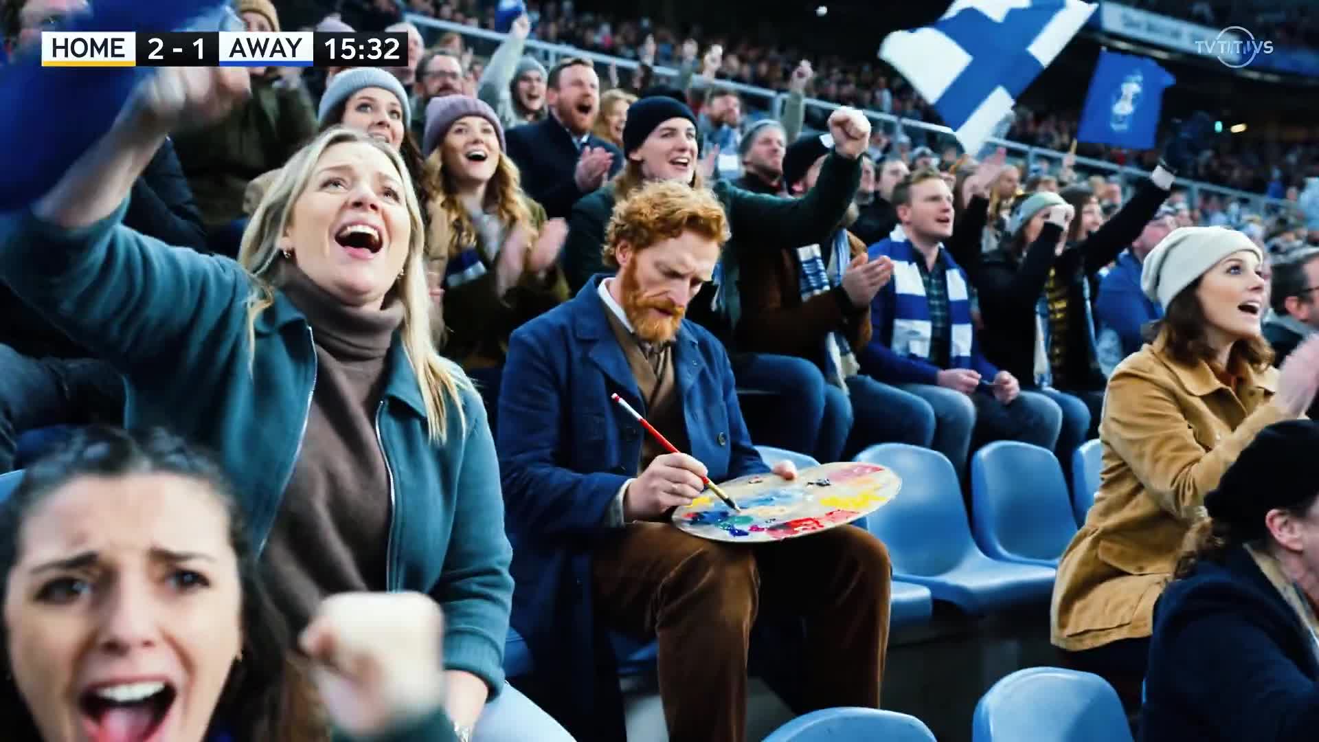 Van Gogh Plays Soccer