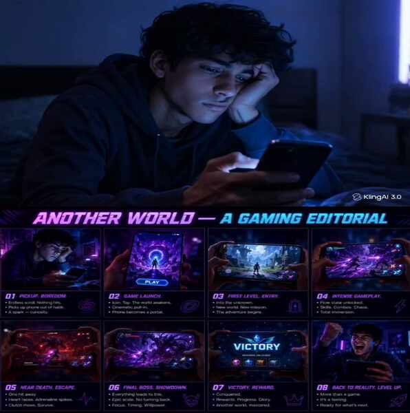Gaming Storyboard with Kling AI