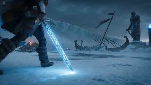 Viking Shieldmaiden vs Frost Giant