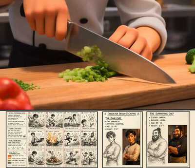 Chef Storyboard Animation