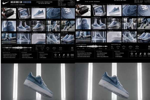 Nike Air Force 1 Denim Edition Commercial