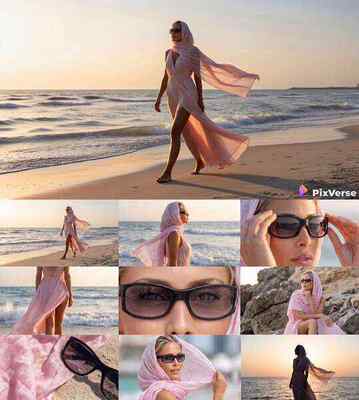 Luxury Sunglasses Fashion Ad