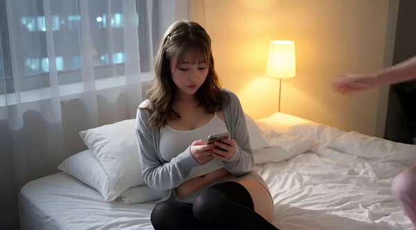 Romantic Bedroom Night Scene