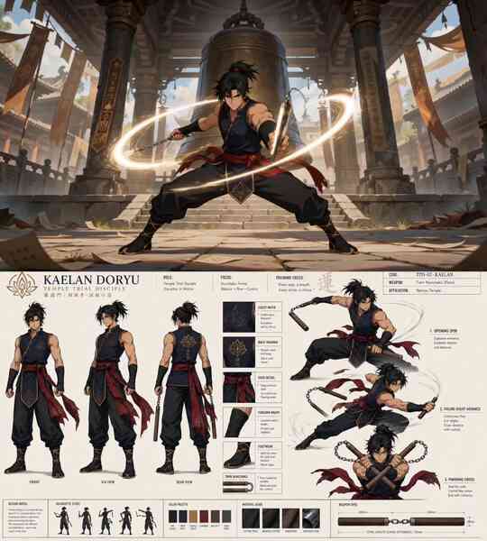 Nunchaku Freestyle From Character Sheet