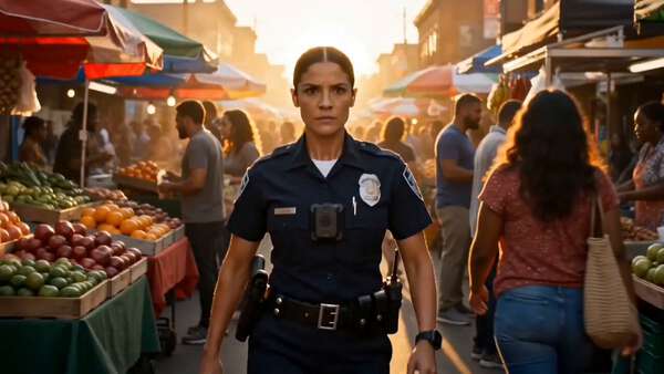 Hollywood-Style Police Chase Sequence