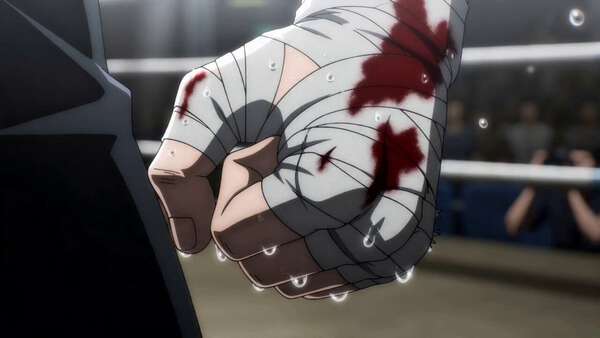 Brutal Anime Boxer in Slow Motion