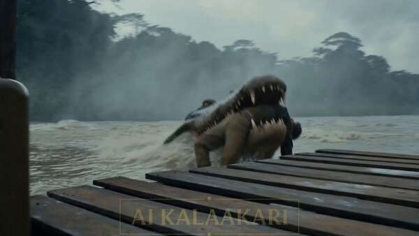 Floating Dock Crocodile Ambush