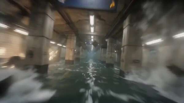 Flooded Subway FPV Escape