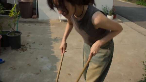 Weekend Courtyard Cleaning