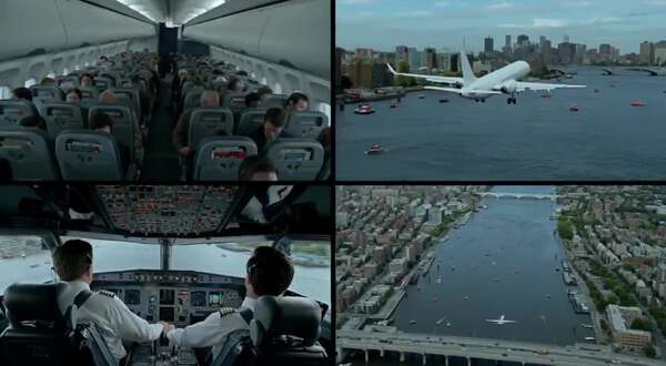 Four Way Split Plane Landing