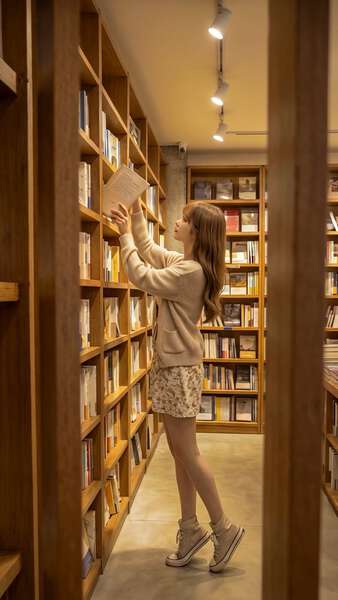 Bookstore Peek First Date POV