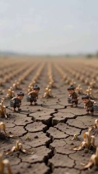Miniature Claymation Farm Drought Miracle