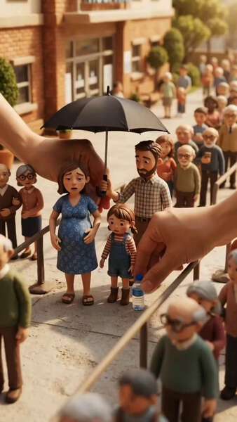 Claymation Hand Kindness Miniature