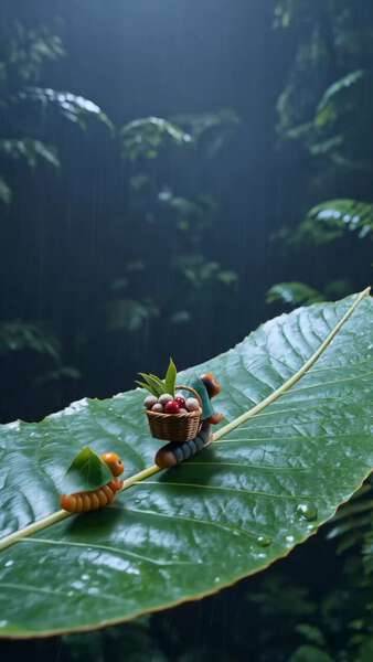 Miniature Leaf House