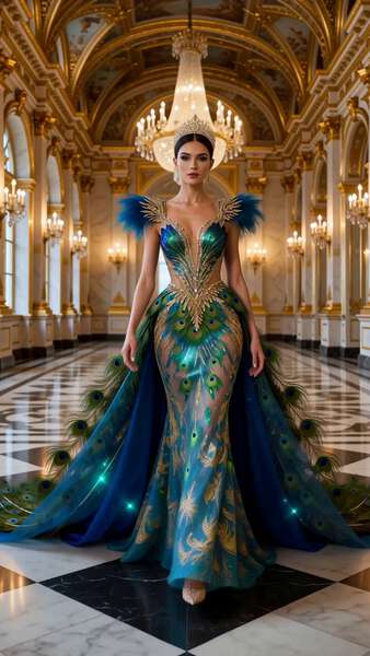 Peacock Gown