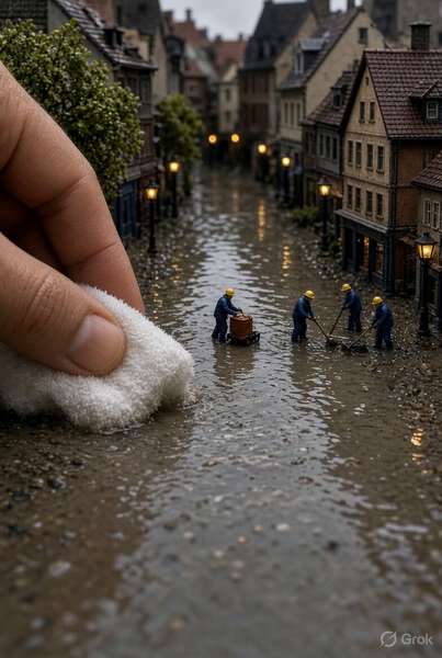 Giant Hand Flood