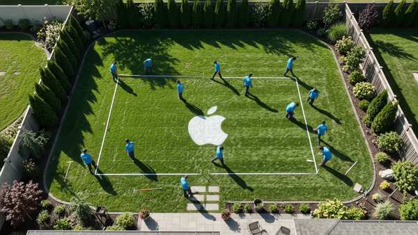 Apple-Style Backyard Pool — Cinematic Transformation