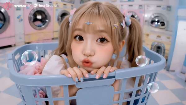 K Pop Laundromat Y2K Pastel MV