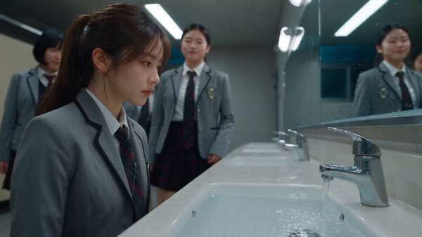 Schoolgirl Restroom Brawl (Cinematic Photoreal)