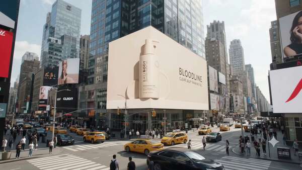 Times Square Anamorphic Billboard