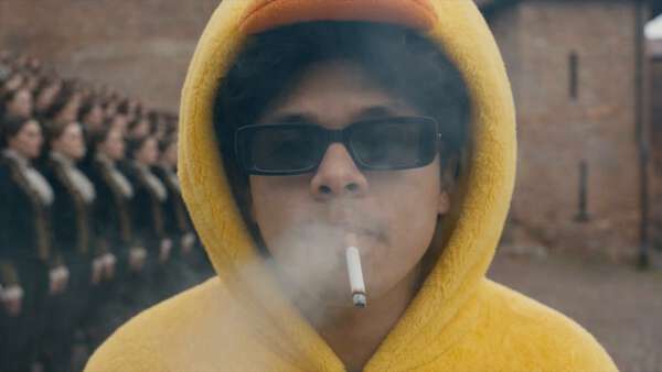 Yellow Hoodie Sunglasses Cool March