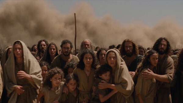 Moses Sea Splits Historical Epic