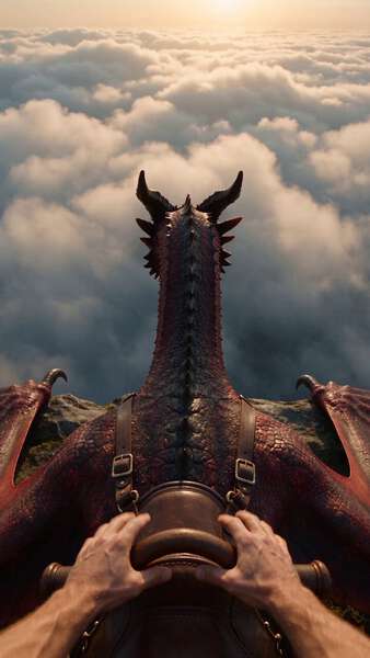 First Person Dragon Ride Flight
