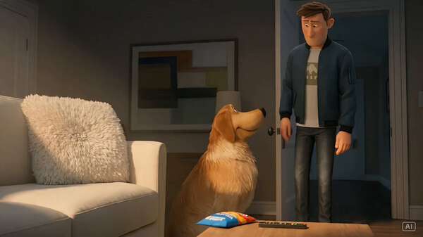 Golden Retriever Snack Heist 3D