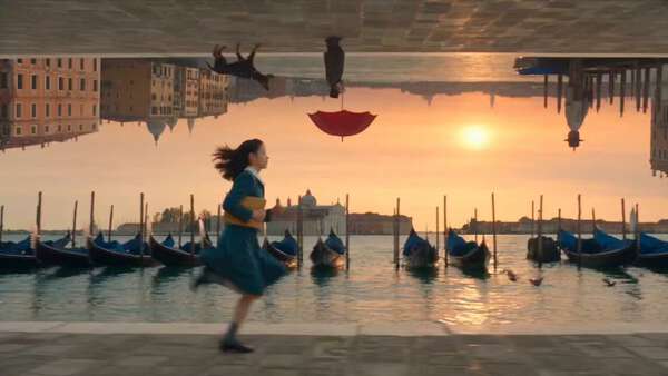Surreal Venice Teal Envelope Run