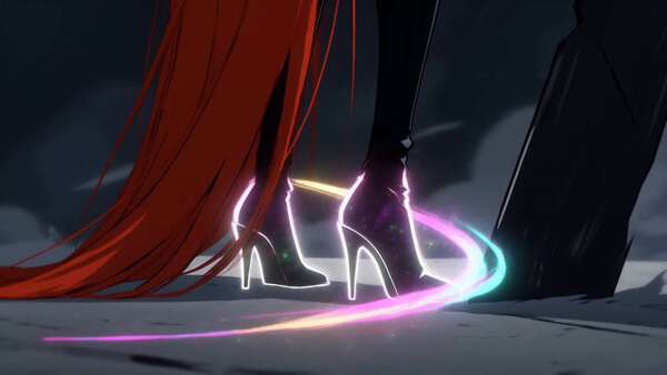 Ribbon Character Reveal Shot